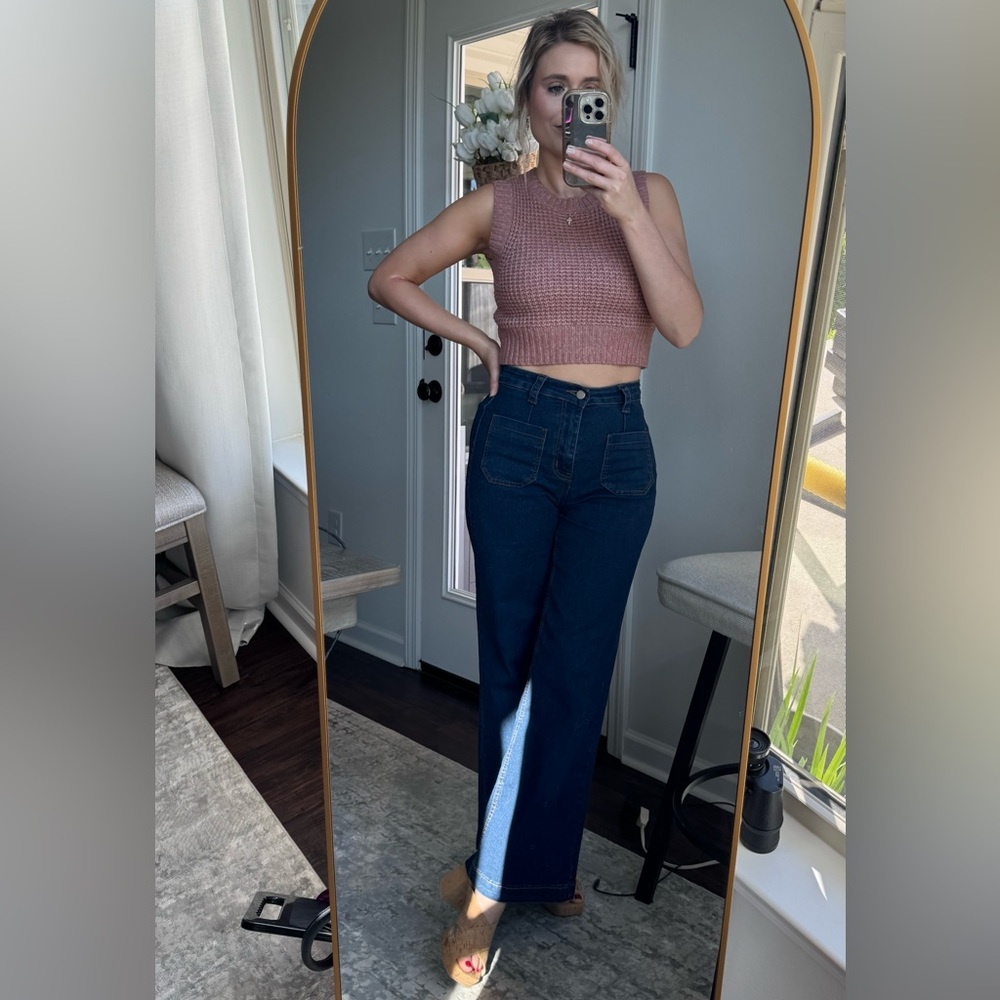 Classic Blue Women's Dark Wash Jeans - Picture 12 of 14